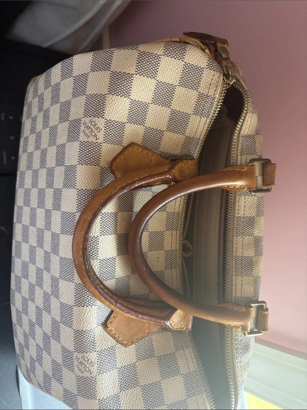 Preloved LV speedy azur size 30 - Picture 5 of 7